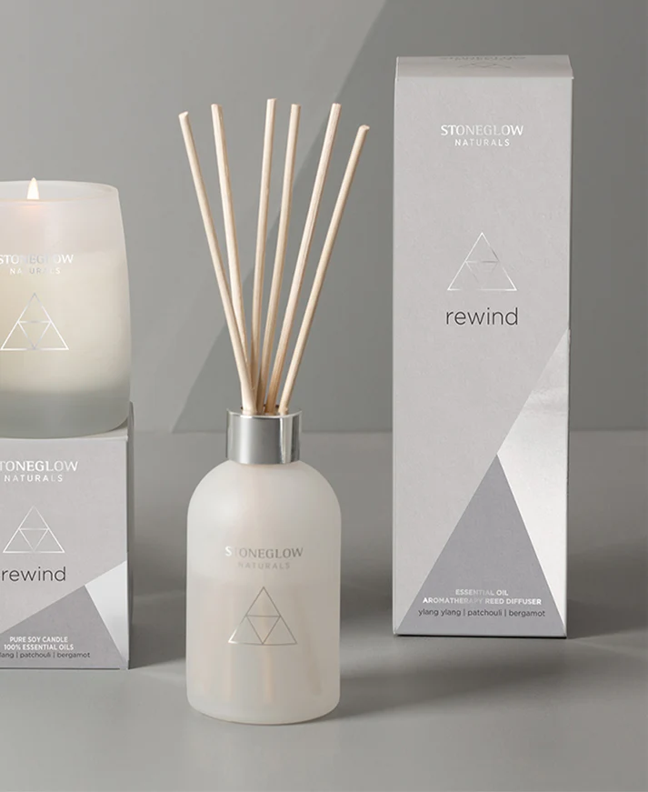 Stoneglow Naturals - New Rewind Ylang Ylang Patchouli & Bergamot Reed Diffuser