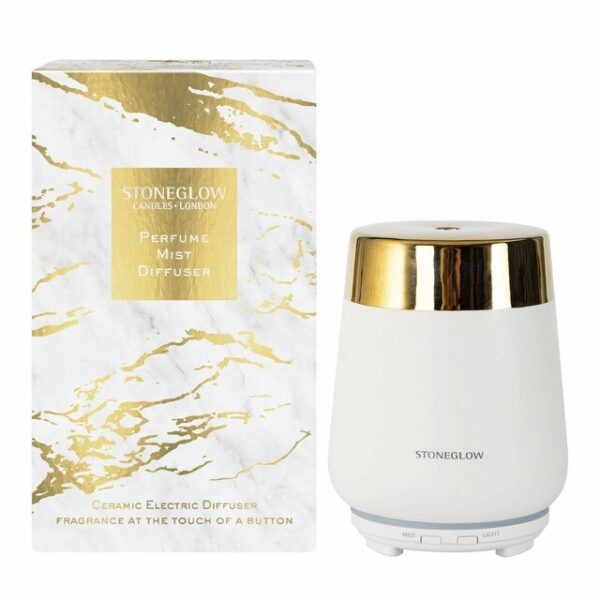Luna – Perfume Mist Diffuser – White/Gold