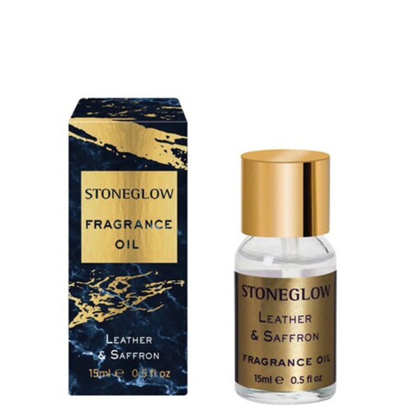 Leather & Saffron Stoneglow Fragrance Oil 15ml
