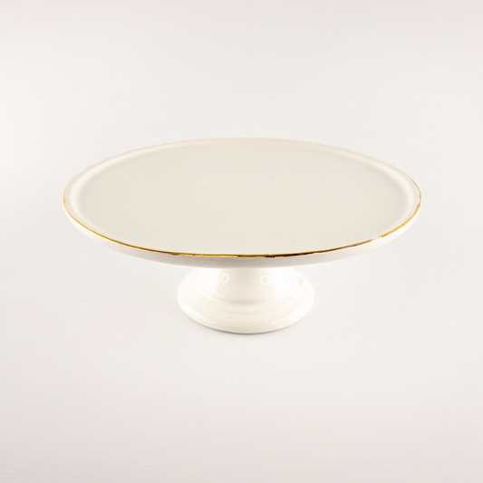 Cake Stand Gold Rim