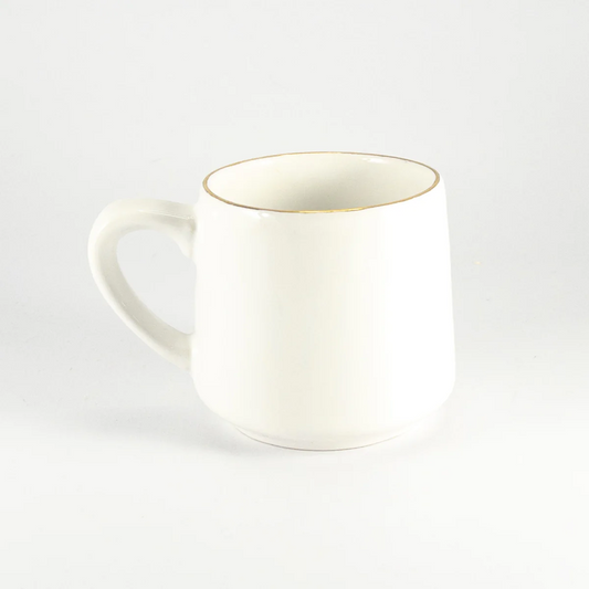 Kiki Mug Gold Rim