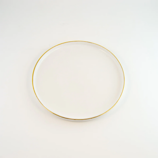 Kiki Side Plate Gold Rim